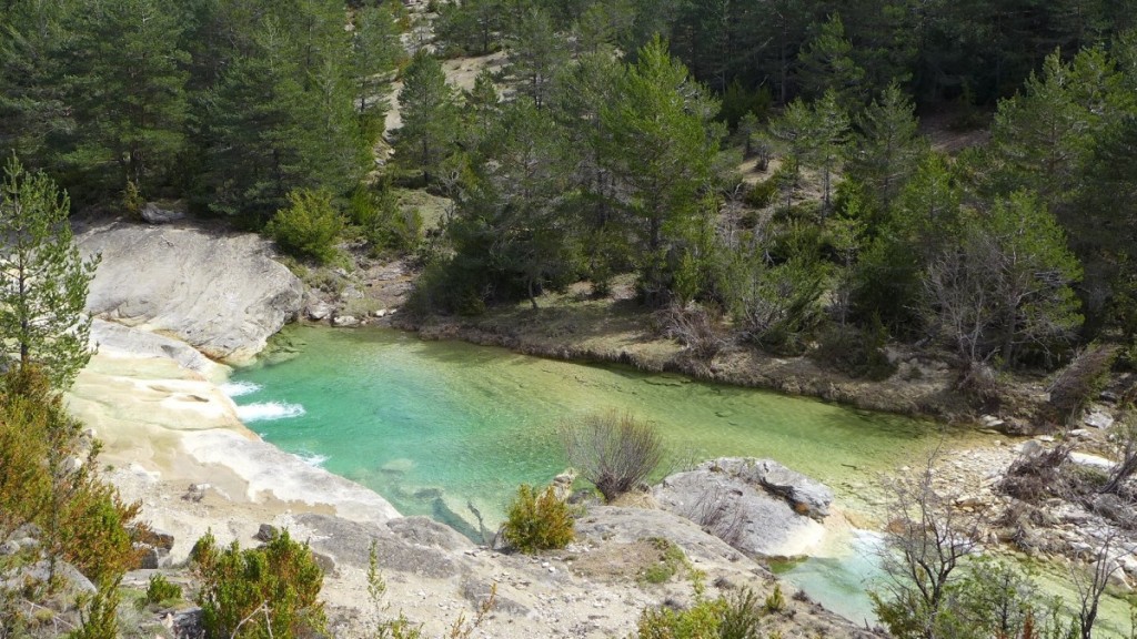 Poza próxima al cruce del sendero entre Biban y Binueste con el río Alcanadre Bara-Biban (26)